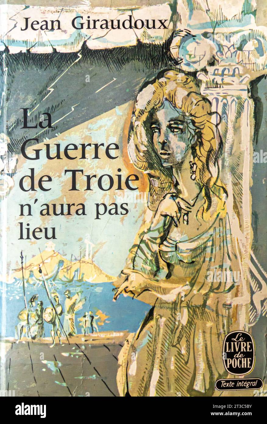 La Guerre de Troie N'aura Pas Lieu 1935 Französische Ausgabe von Jean Giraudoux Stockfoto