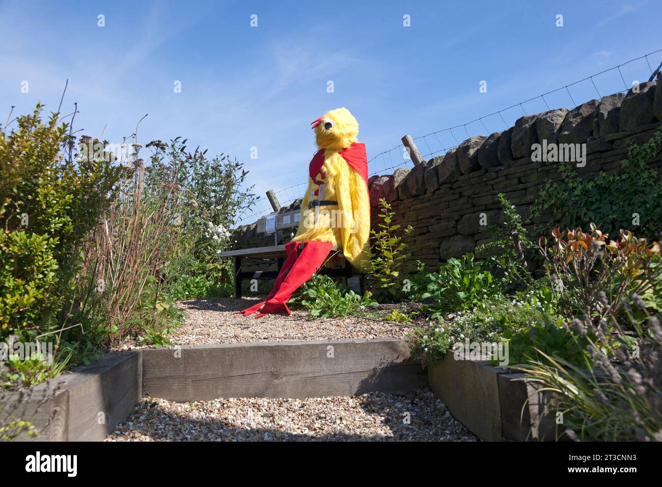 Norland Vogelscheuchen Festival, Norland, West Yorkshire Stockfoto