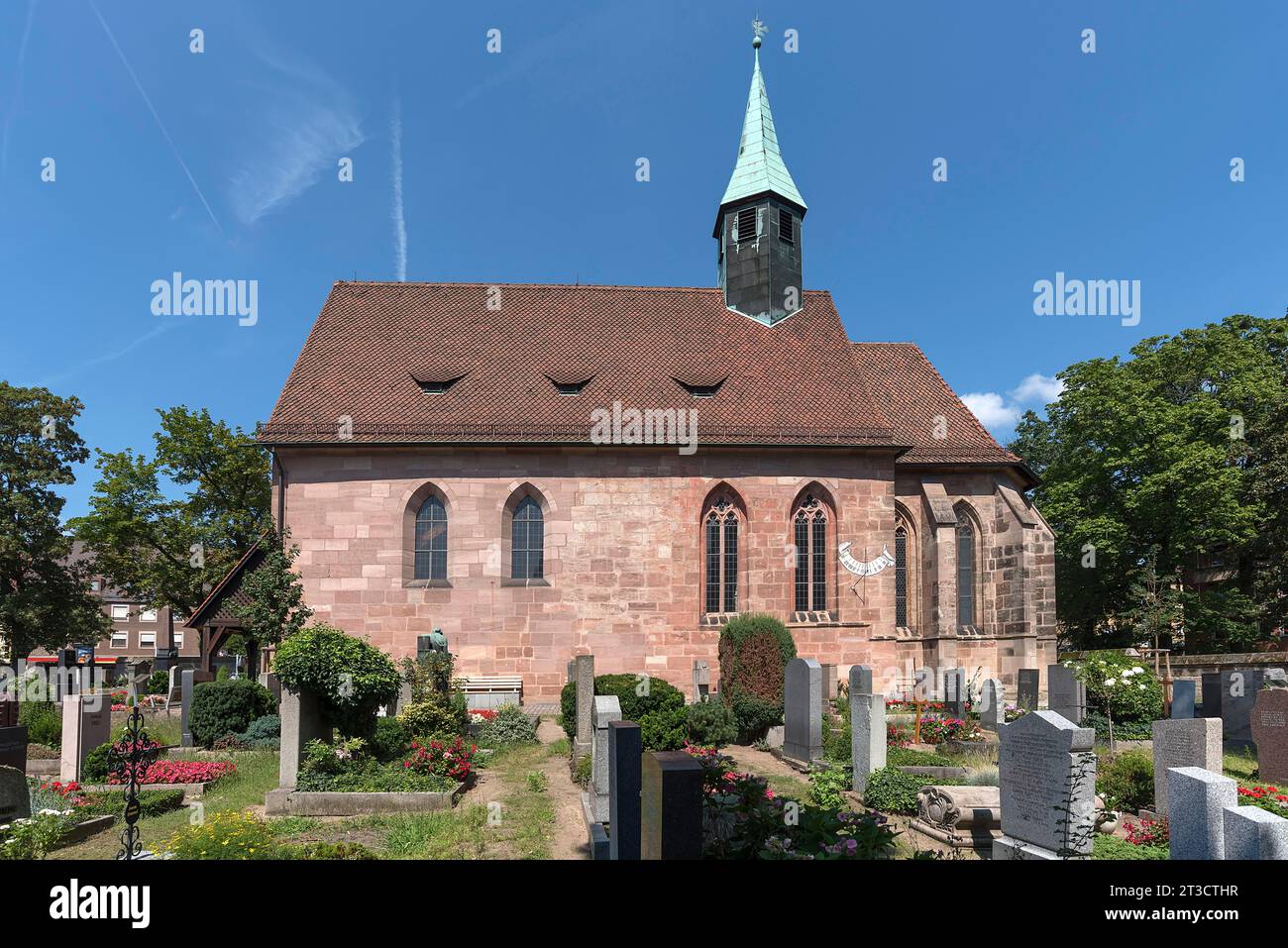 St. Jobstkirche, Nürnberg, Mittelfranken, Bayern, Deutschland Stockfoto
