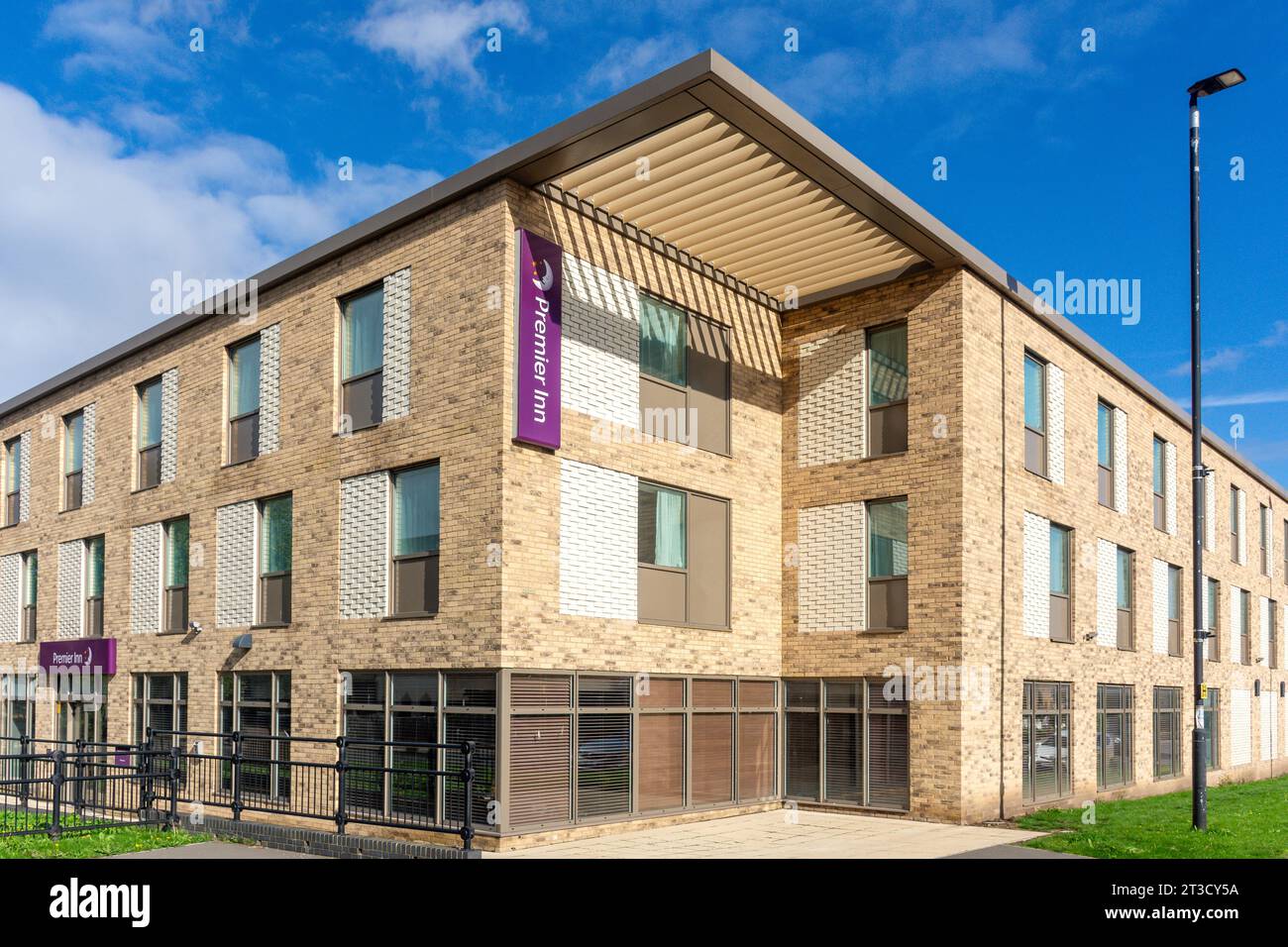 Premier Inn Peterborough City Centre Hotel, Rivergate, Peterborough, Cambridgeshire, England, Vereinigtes Königreich Stockfoto