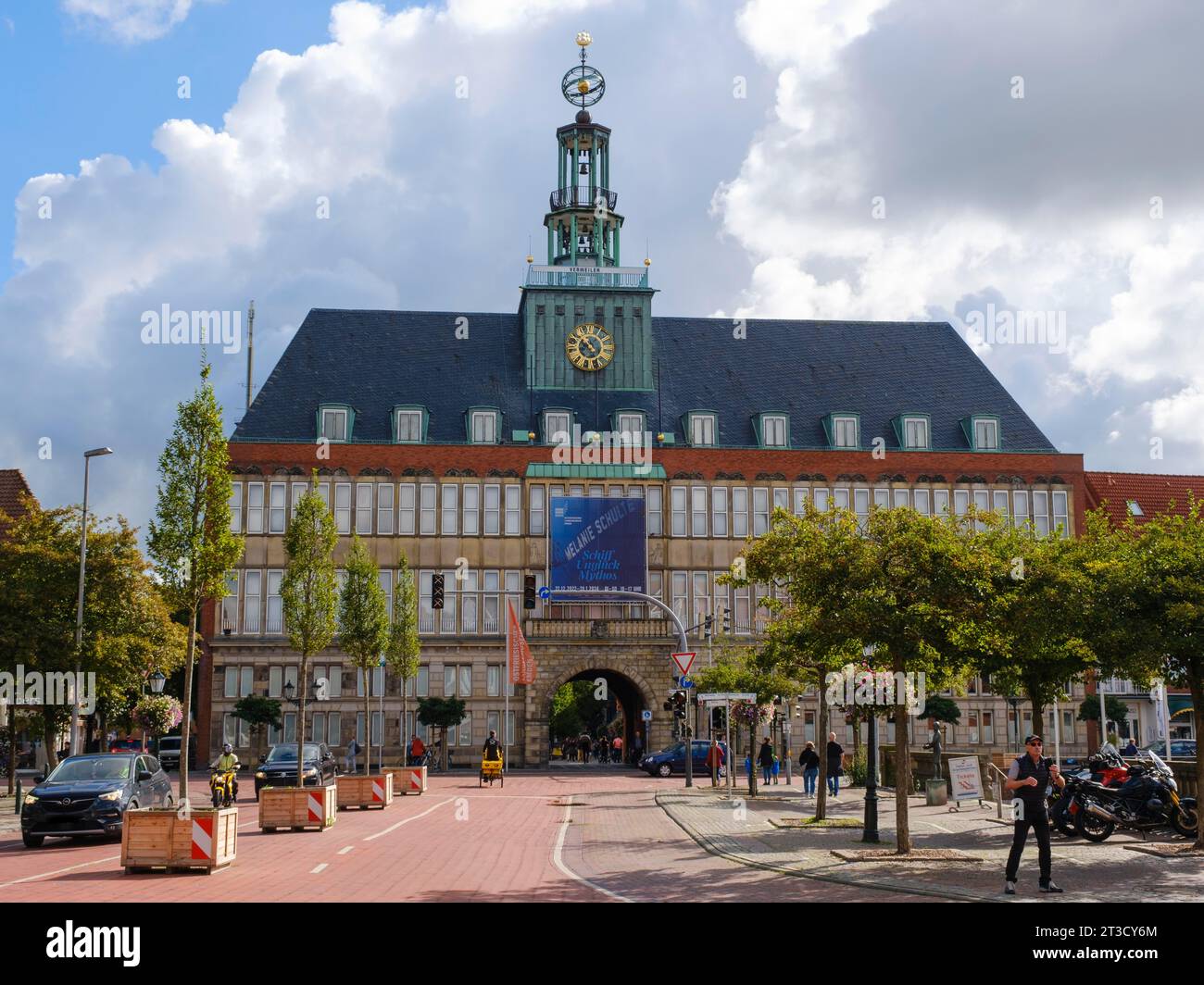 Rathaus, Ostfriesisches Landesmuseum, Emden, Ostfriesland, Niedersachsen, Deutschland Stockfoto