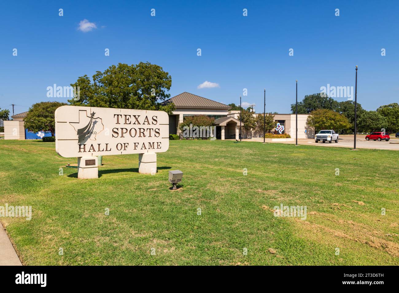Waco, TX / USA - 23. September 2023: Texas Sport Hall of Fame in Waco, Texas Stockfoto