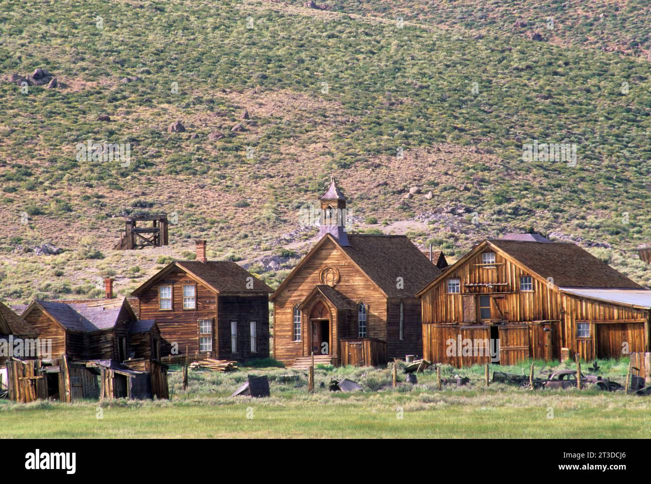 Geisterstadt Bodie State Historic Park, Kalifornien Stockfoto