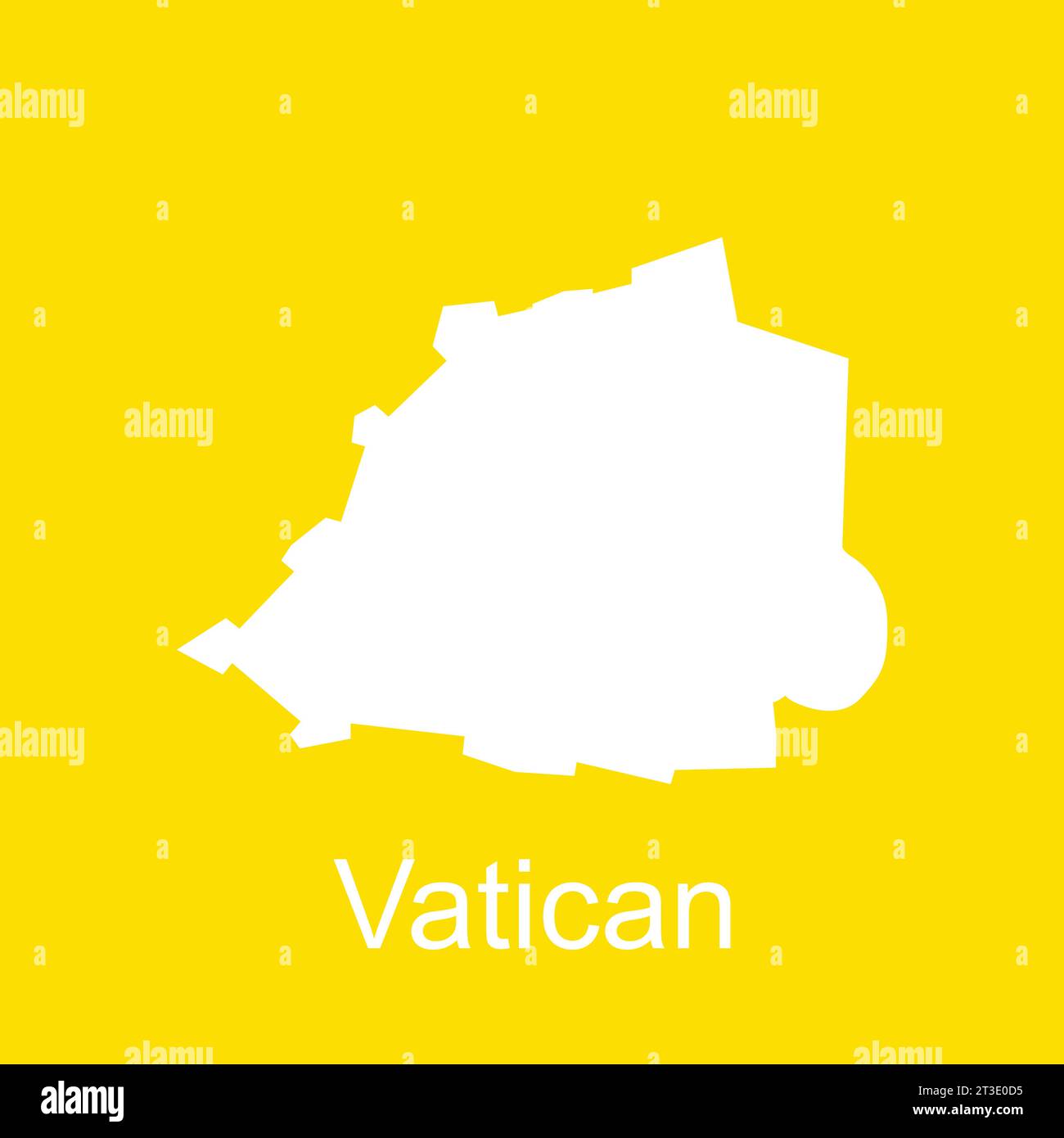 vatikan Karte Icon Vektor Illustration Design Stock Vektor