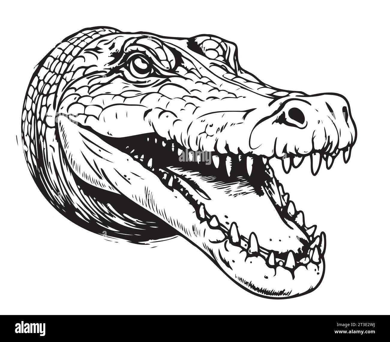 Krokodil symbol Ausgeschnittene Stockfotos und -bilder - Alamy