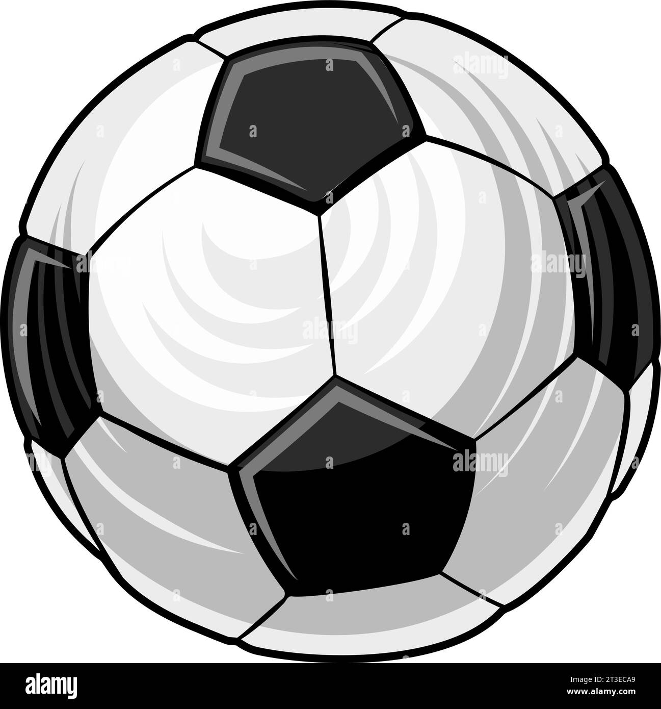 Fußball Fußball Fußball Cartoon Sports Ikone Stock Vektor