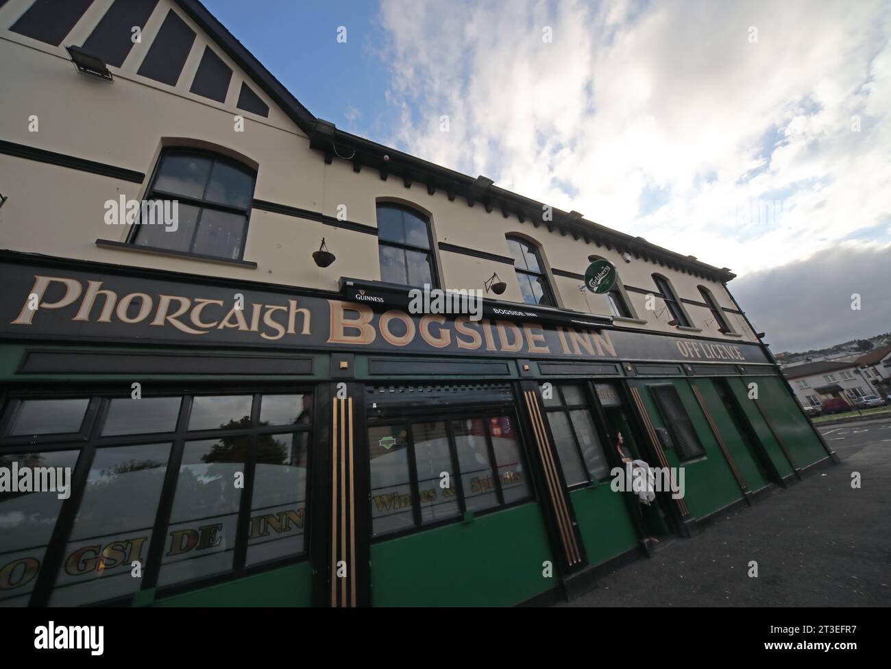 Bogside Inn - Phorcaish die Bogside Gegend von Derry Londonderry, Nordirland, Großbritannien, BT48 9JE Stockfoto