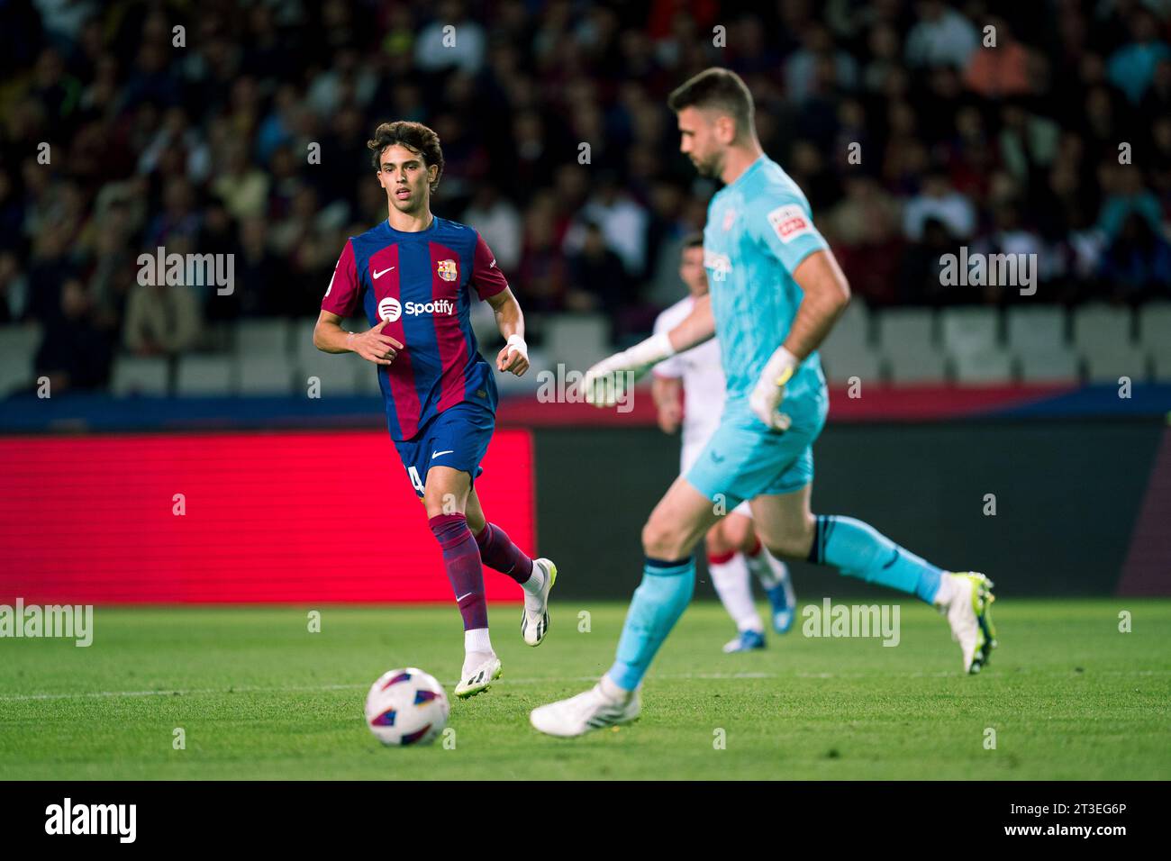 Barcelona, Spanien, 22. Oktober 2023. Spanische LaLiga EA Sports: FC Barcelona gegen Athletic Club. (14) Joao Felix. Quelle: Joan G/Alamy Live News Stockfoto