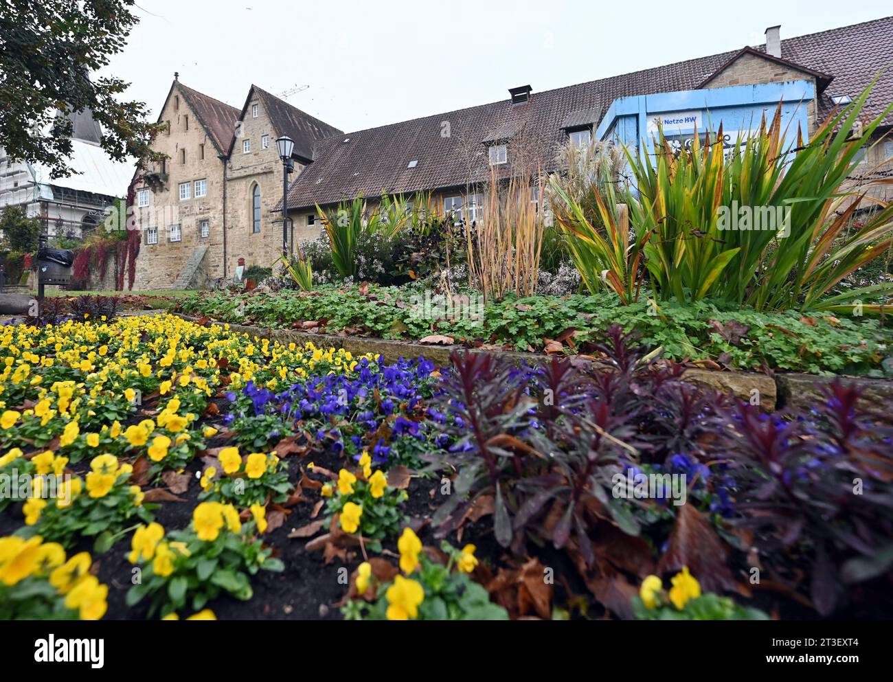 Oberderdingen, Deutschland. Oktober 2023. Blick auf den Amthof in der