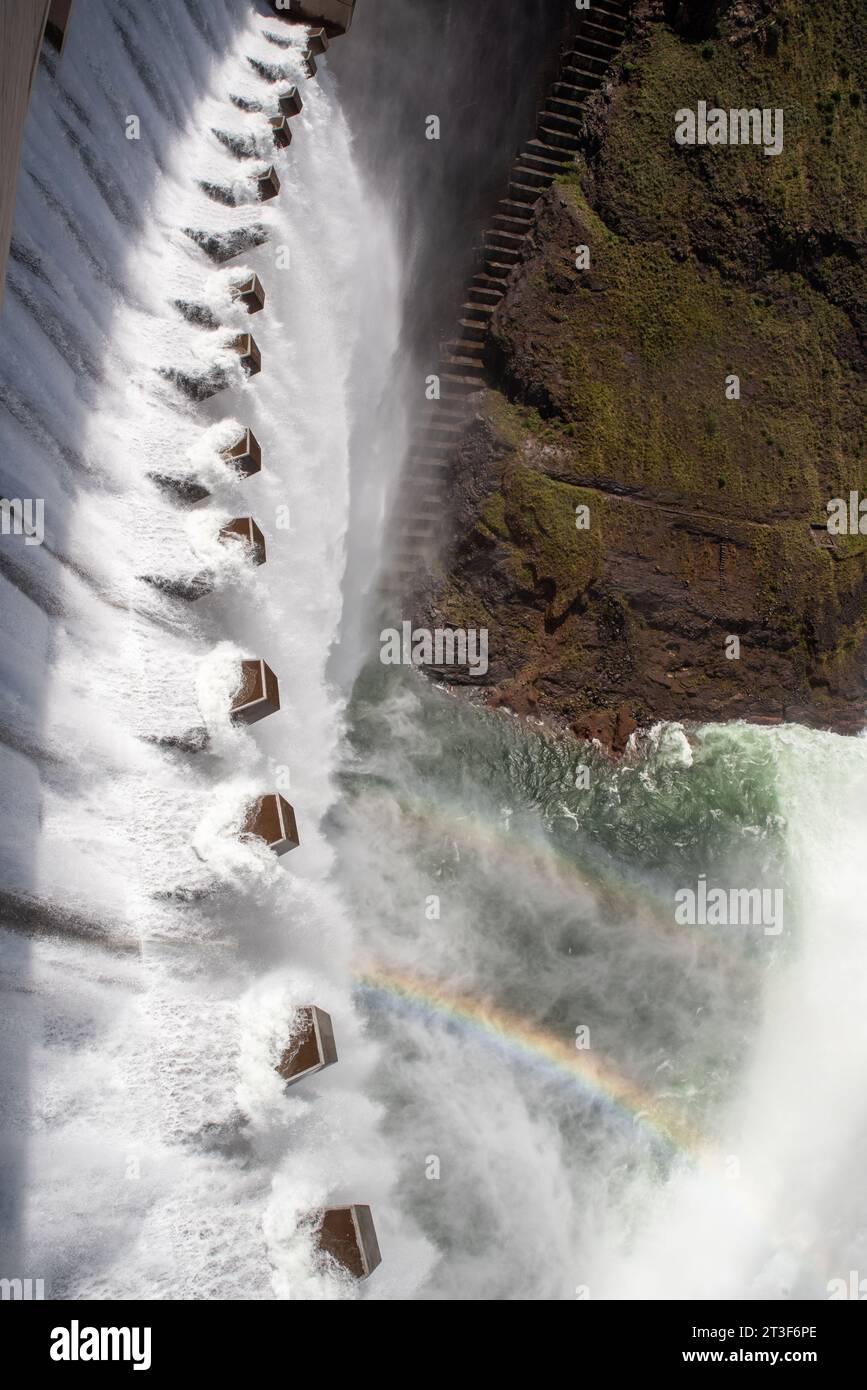 Katse Dam in Lesotho - Afrika Stockfoto