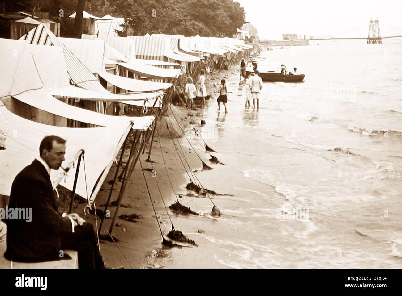 Shanklin, Isle of Wight, Anfang der 1900er Jahre Stockfoto