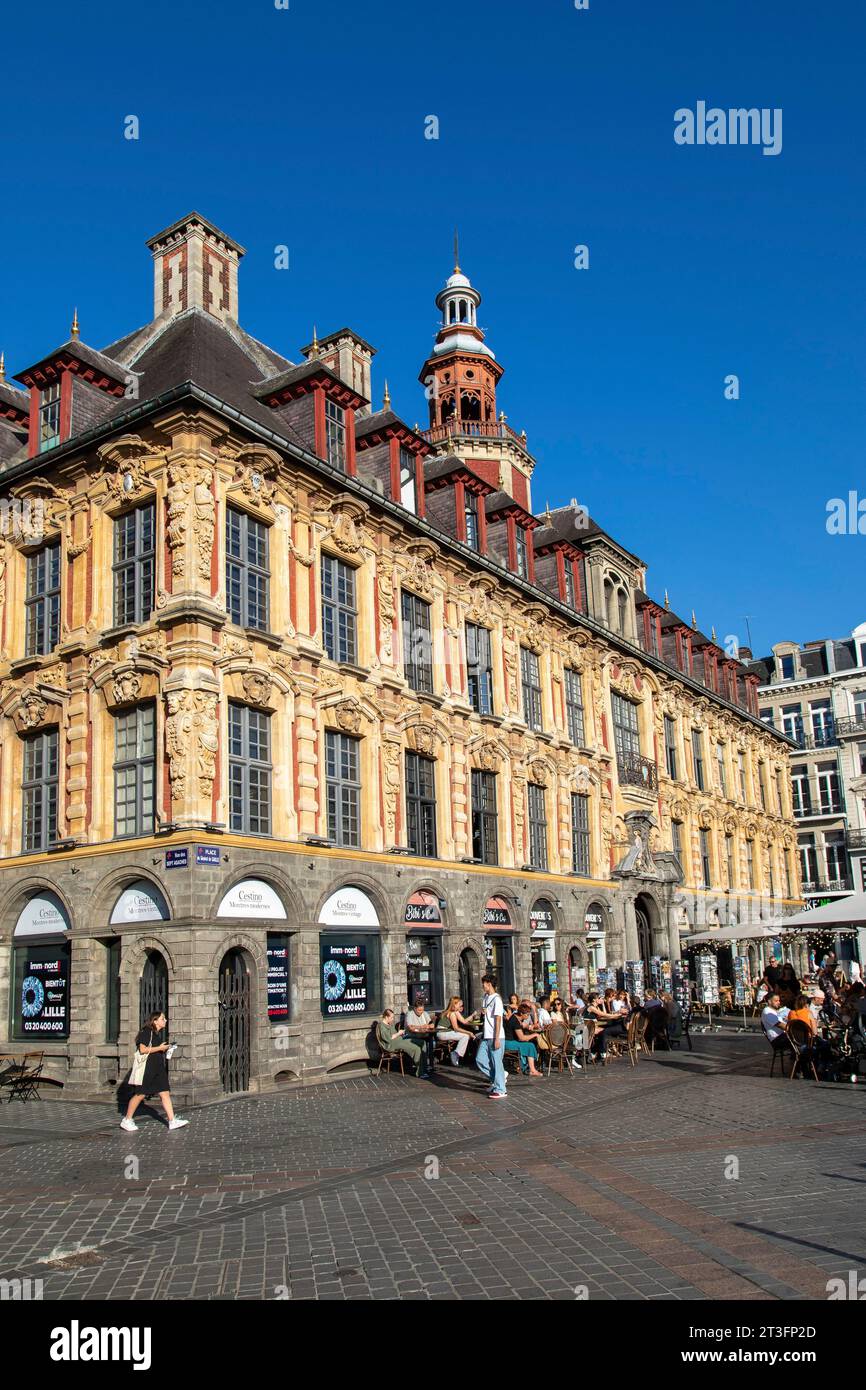 Frankreich, Nord, Lille, alte Börse Stockfoto