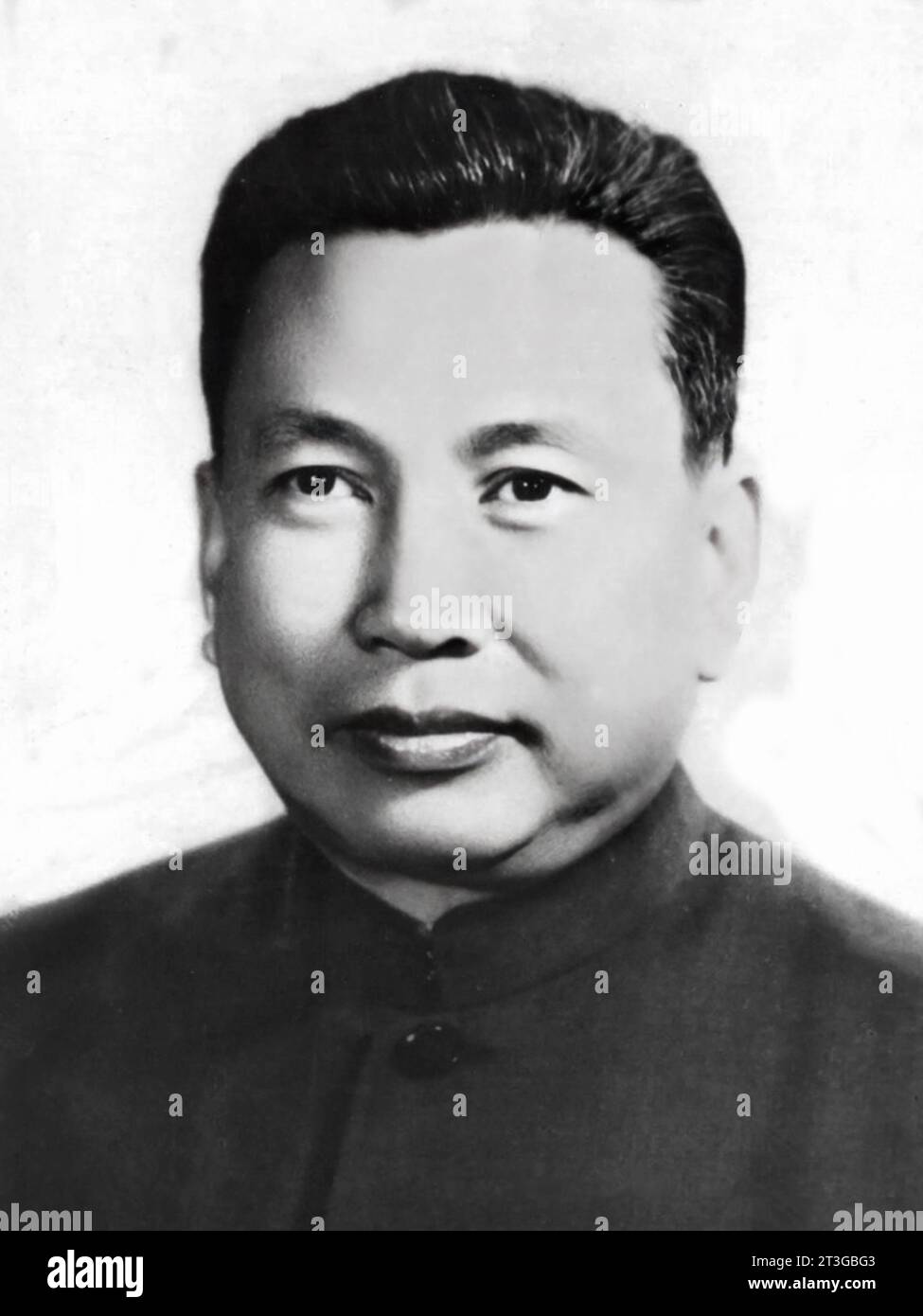 Pol Pot. Porträt des kambodschanischen Diktators Pol Pot (* Saloth Sâr, 1925–1998) Stockfoto