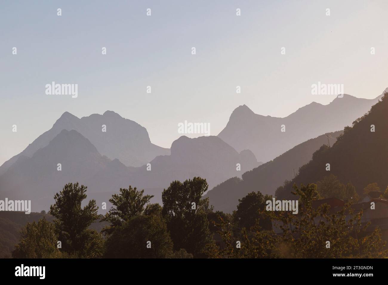 Spanien, Kastilien und Leon, Provinz Leon, Gemeinde Riano, Abwehrgebirge, Picos de Europa Stockfoto