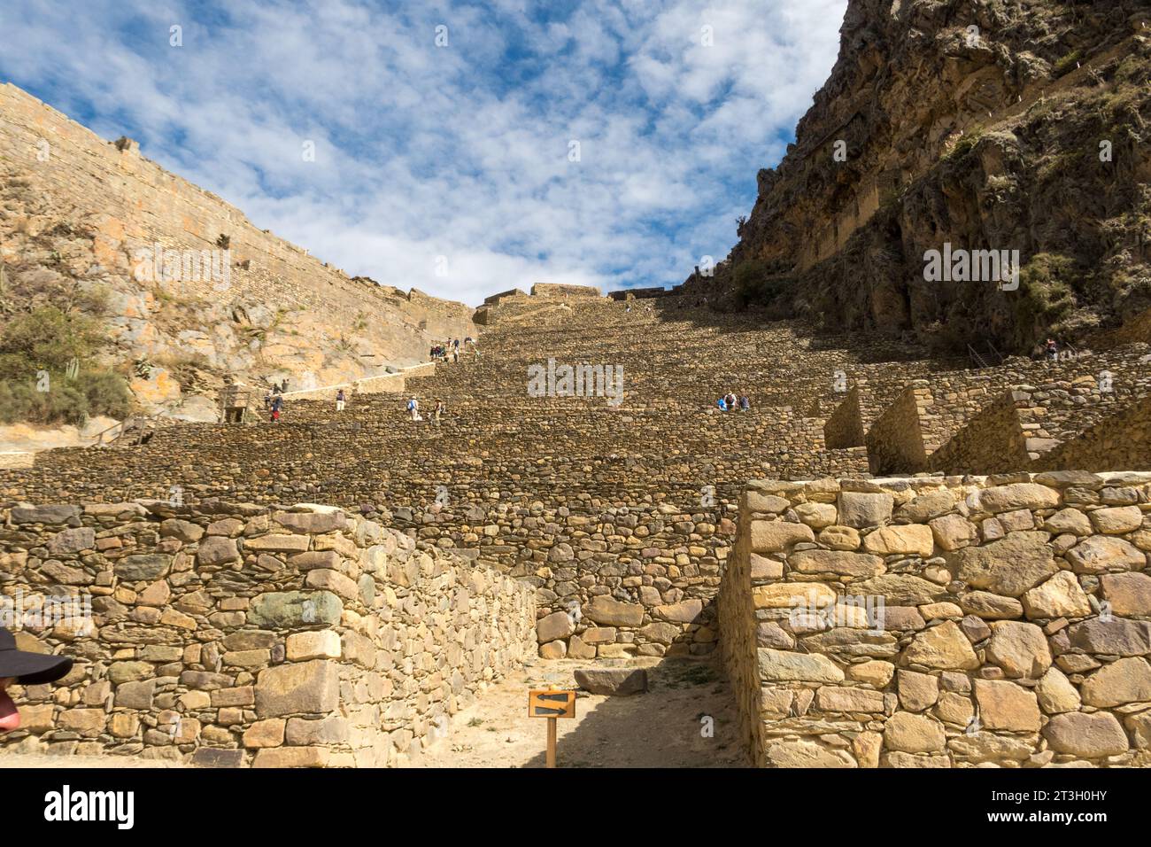 Archäologische Stätte von Ollantaytambo Stockfoto