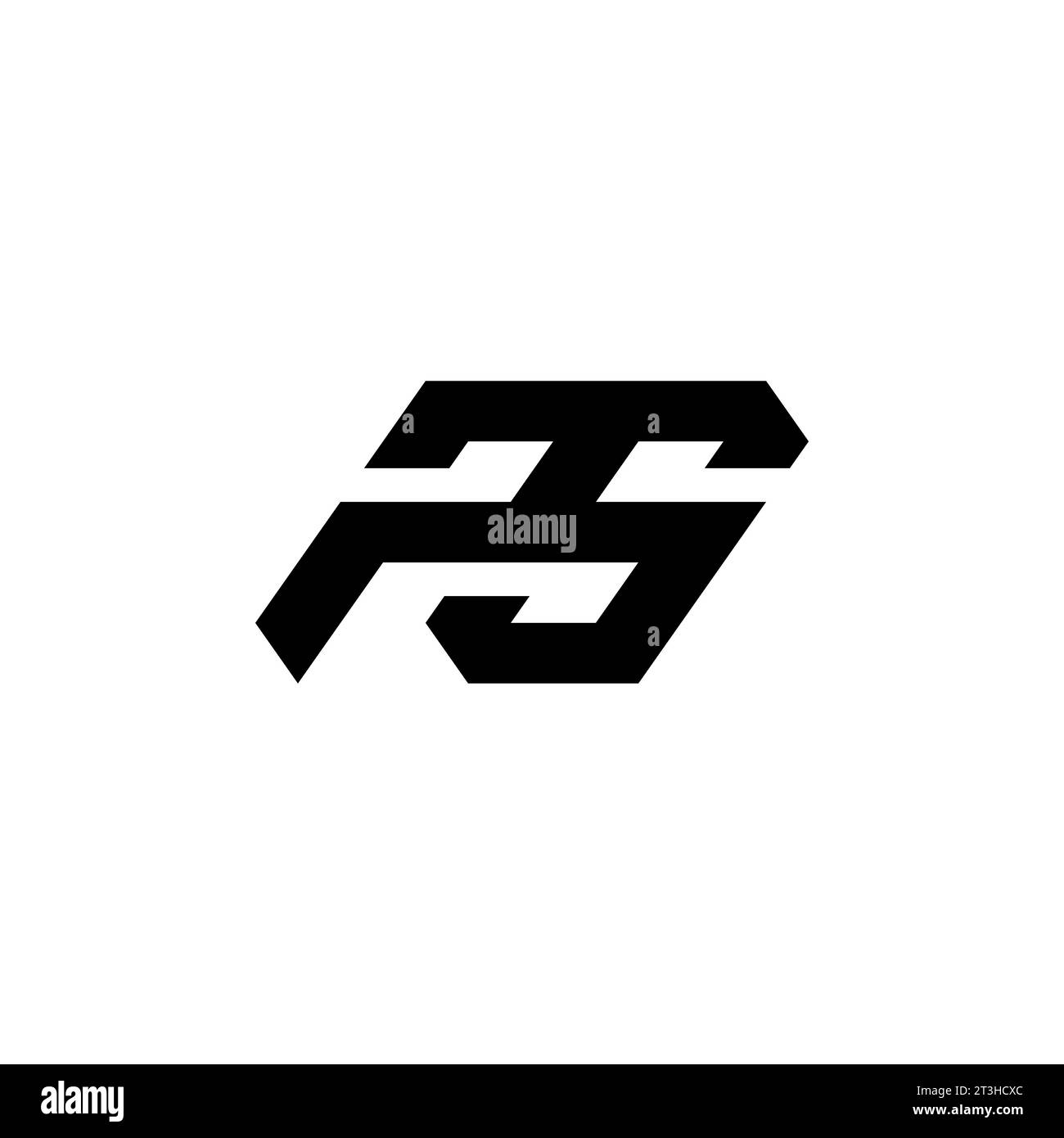 PS-Logo, PS-Monogramm, ursprüngliches PS-Logo, PS-Letter-Logo, Symbol, Vektor Stock Vektor