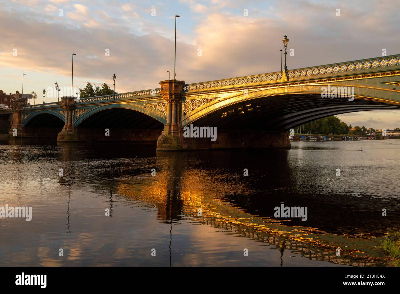 Trent Bridge Victoria Embankment, Nottingham Nottinghamshire England Großbritannien Stockfoto
