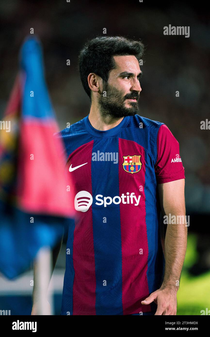 Barcelona, Spanien, 25. Oktober 2023. Spanien-Football-Champions League FC Barcelona gegen Shakhtar Donezk. (22) Gündogan Credit: Joan G/Alamy Live News Stockfoto