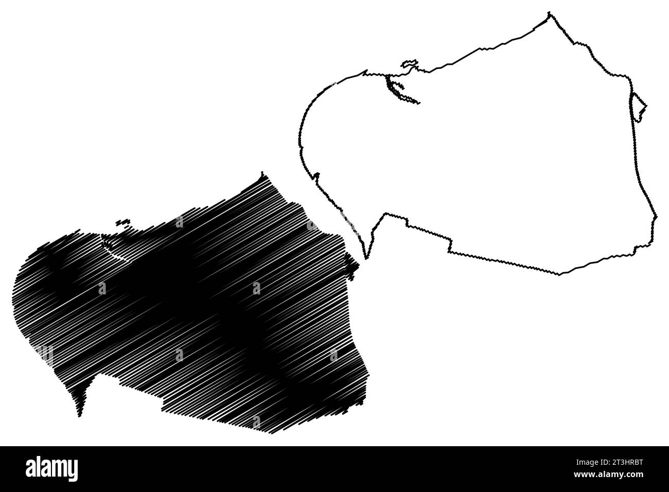 Steenbergen (Königreich der Niederlande, Holland, Nordbrabant oder Noord-Brabant) Kartenvektordarstellung, Scribble Sketch Steen Stock Vektor
