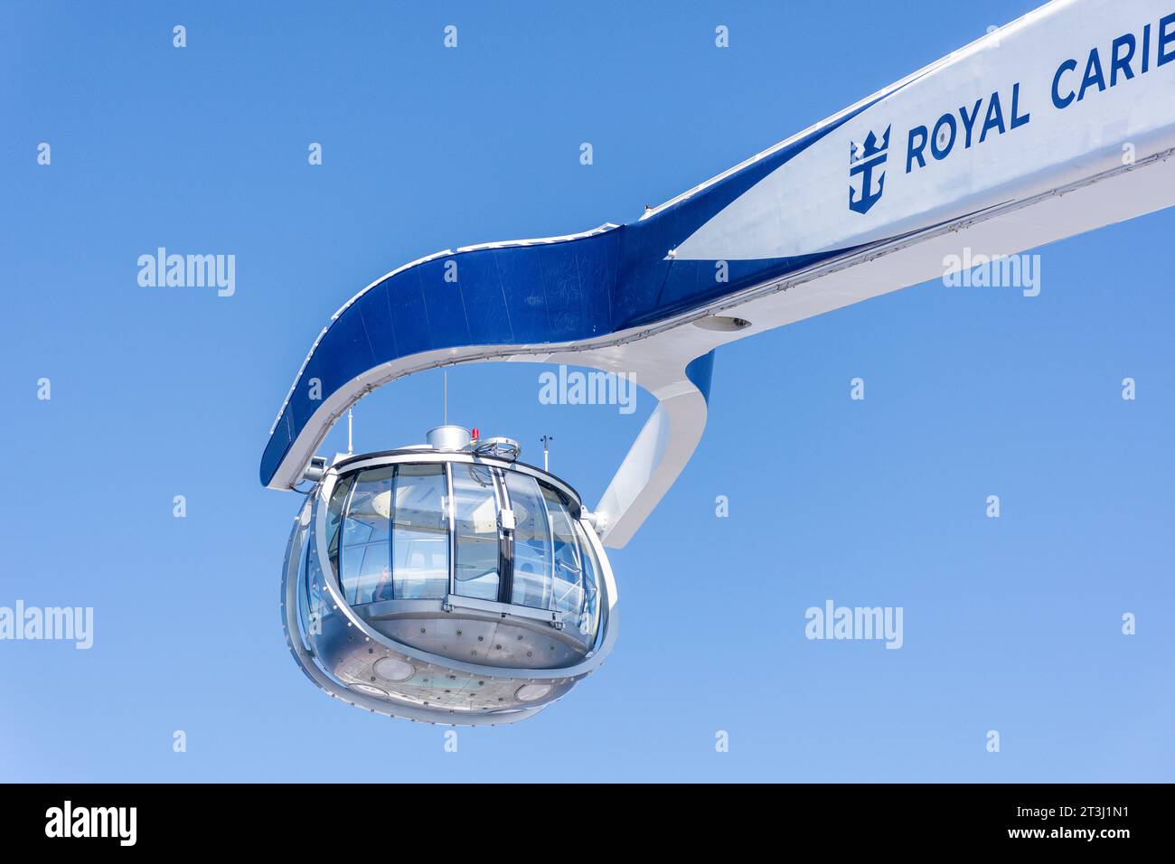 North Star POV Luftfahrt auf dem Royal Caribbean 'Anthem of the Seas' Kreuzfahrtschiff, Las Palmas de Gran Canaria, Gran Canaria, Kanarische Inseln, Spanien Stockfoto