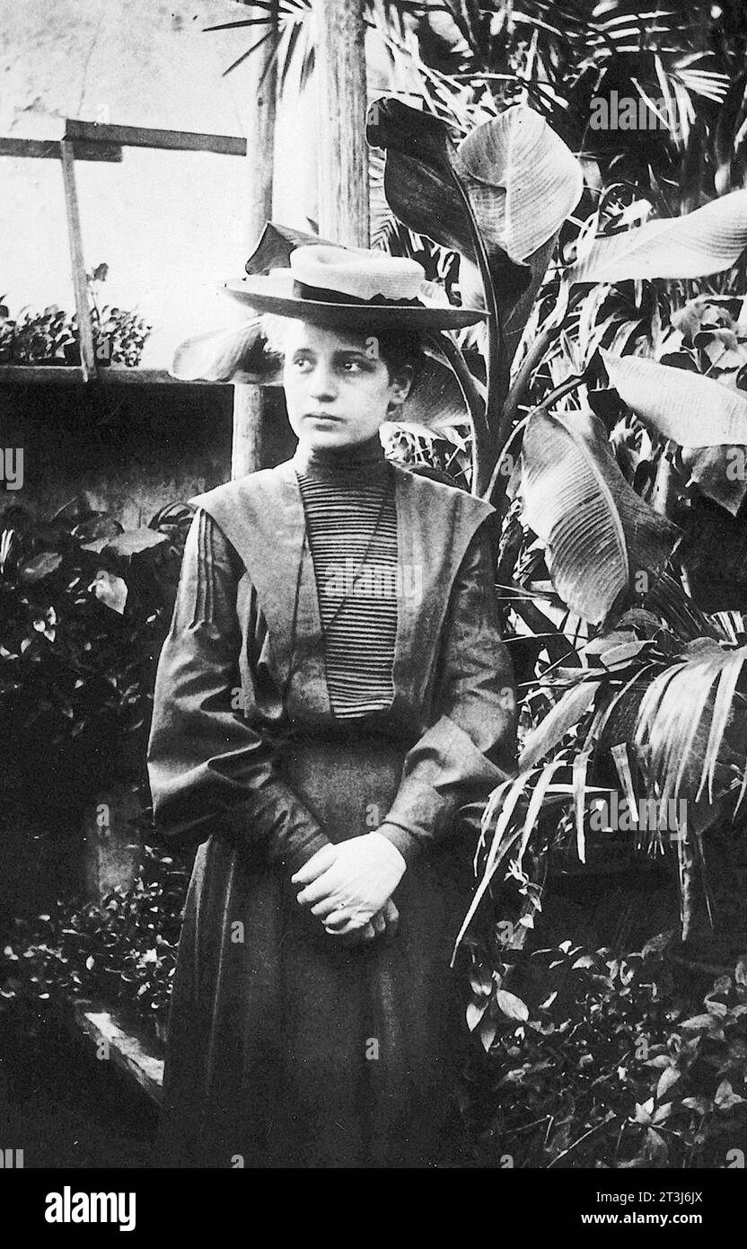 Lise Meitner um 1906, Lise Meitner (1878–1968) österreichisch-schwedischer Physiker Stockfoto