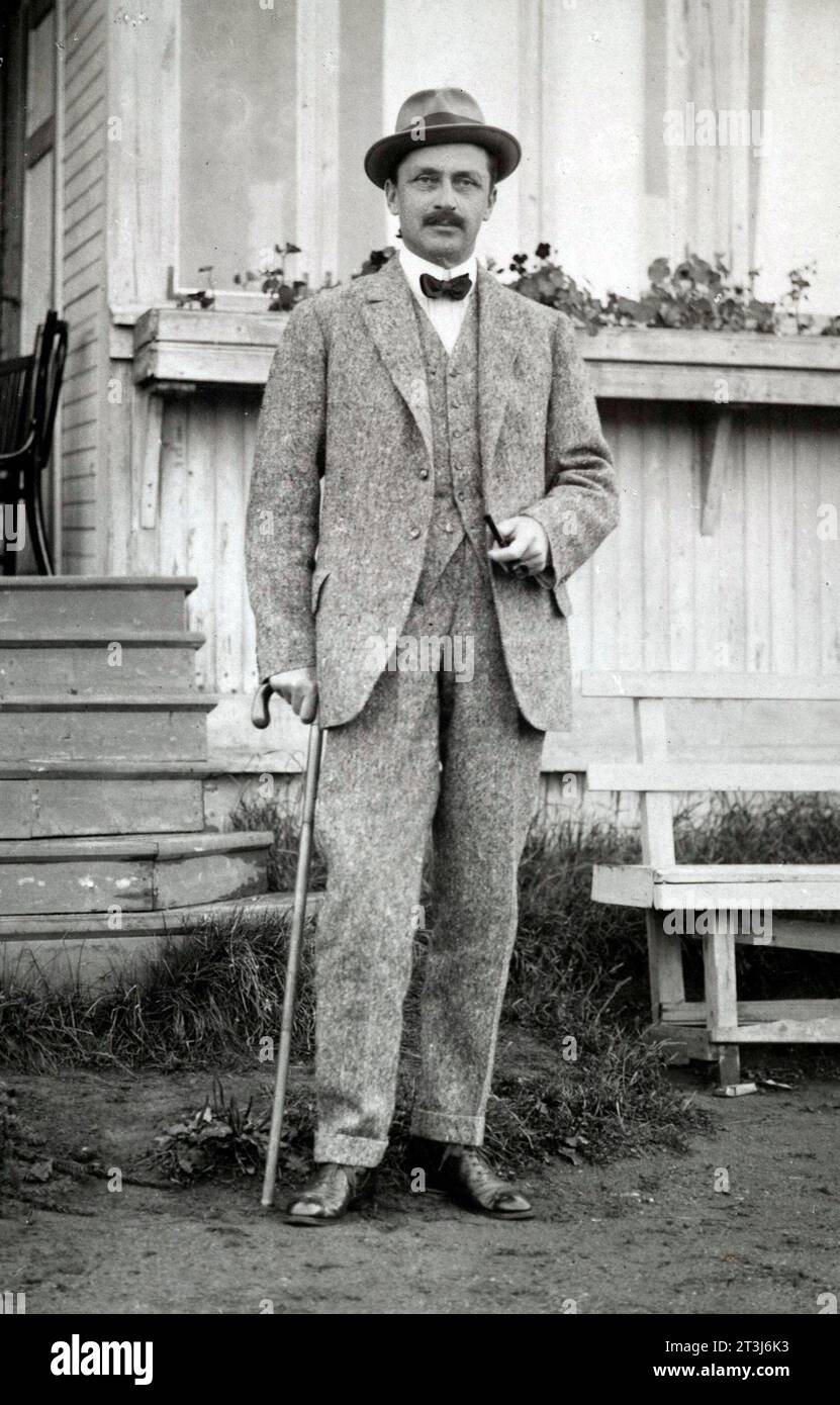 Baron Carl Gustaf Emil Mannerheim (1867 – 1951) Finnischer Militärführer und Staatsmann. Stockfoto