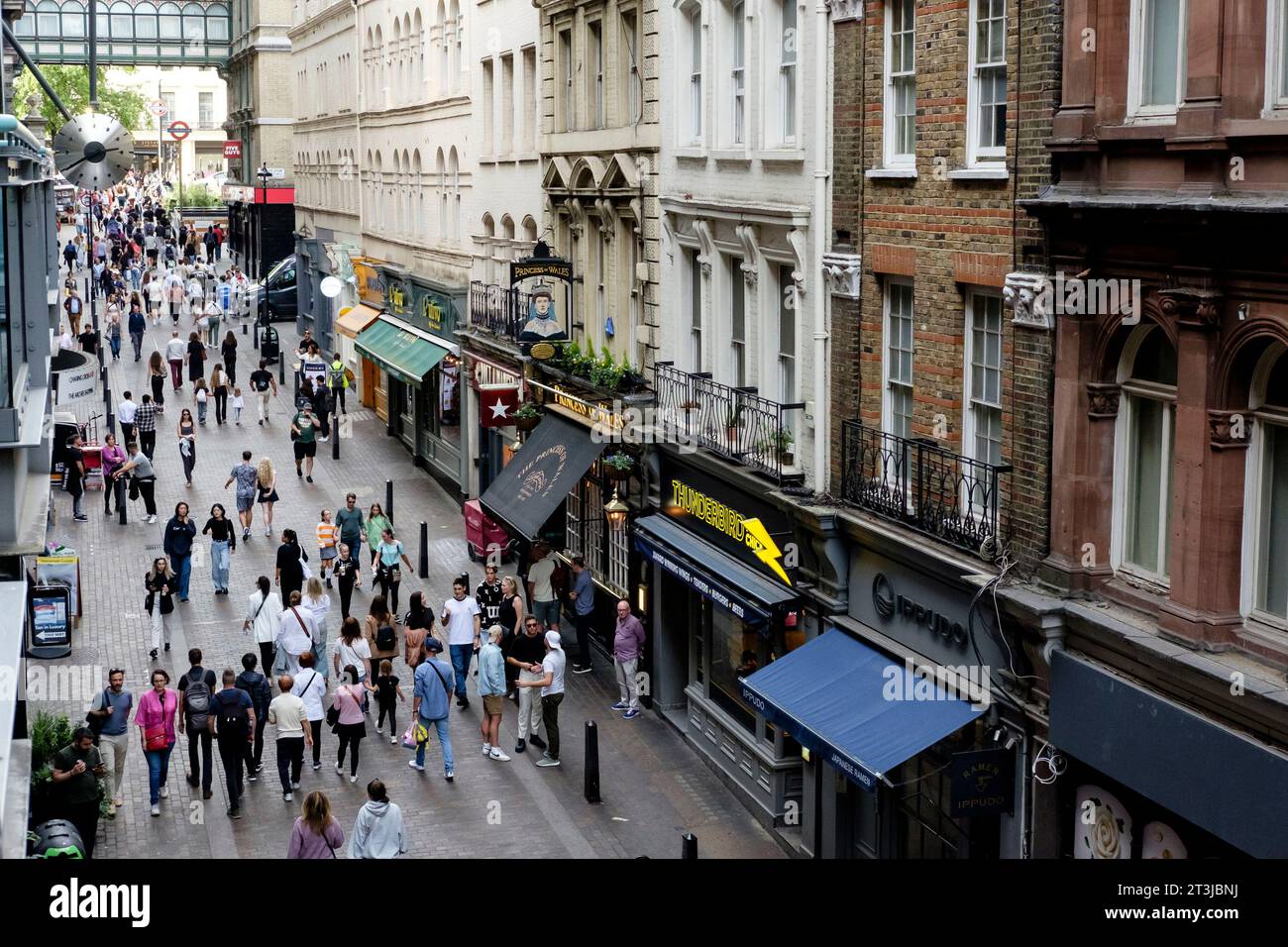 Villiers Street, London, Großbritannien Stockfoto
