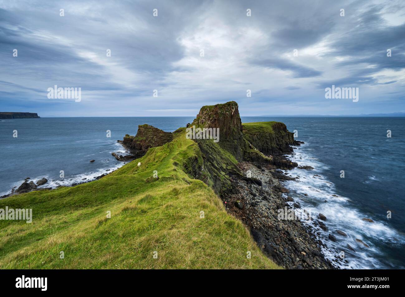 Brother's Point, Rubha nam Brthairean, Rocky Coast, Isle of Skye, Inner Hebrides, Schottland, Vereinigtes Königreich Stockfoto