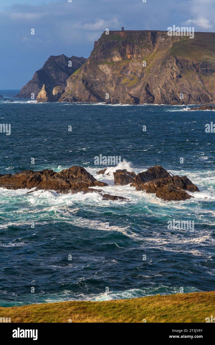 Malin More Coastline, Glencolumbkille, County Donegal, Irland Stockfoto