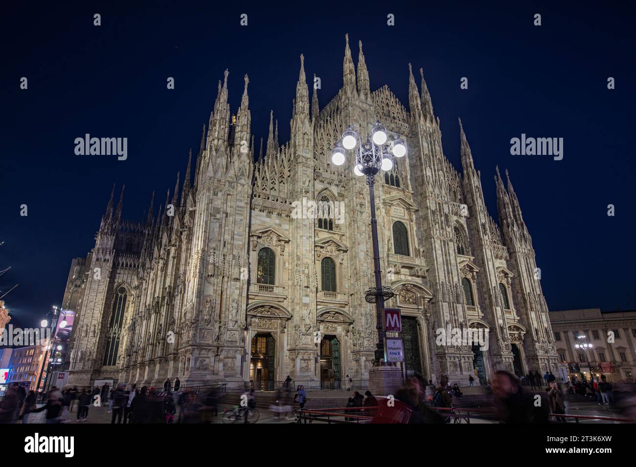 Mailand, Italien: Mailänder Kathedrale oder Metropolitan Cathedral-Basilika der Geburt der Heiligen Maria ist die Kathedrale von Mailand, Lombardei, Italien. Stockfoto