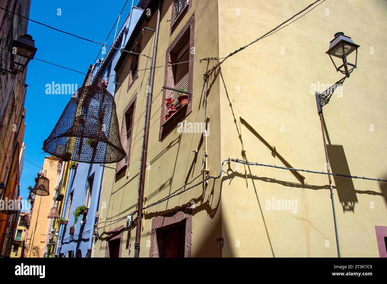 Stadt Bosa - Sardinien - Italien Stockfoto