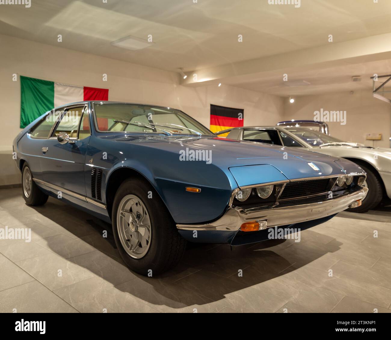 09.15.23. Ungarn, Dorf Dorgicse. Kaali Auto-Motor Museum. Dies ist eine einzigartige Sammlung über seltene Autos und Motorräder. Der Besitzer ist Professor Kaal Stockfoto