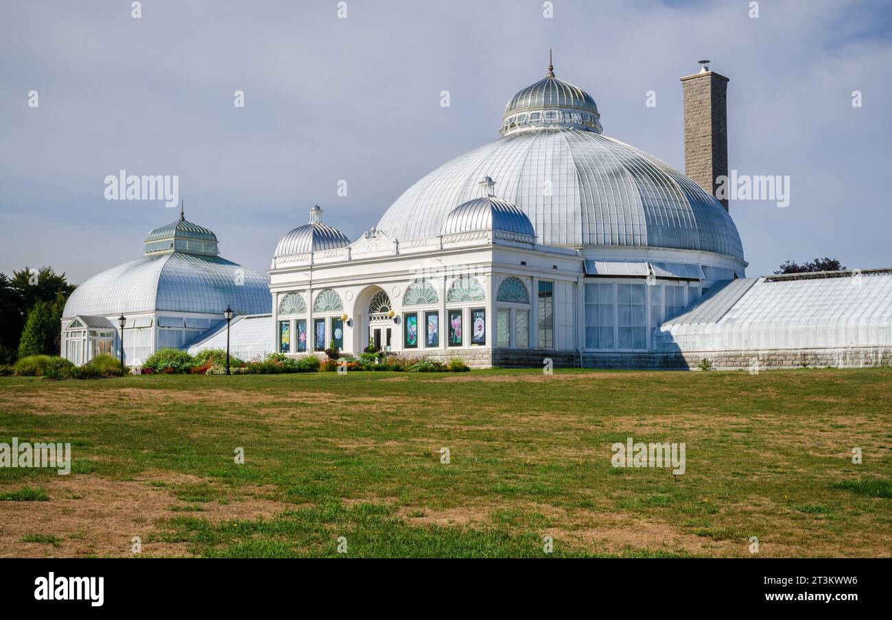 Botanischer Garten in Buffalo, New York Stockfoto