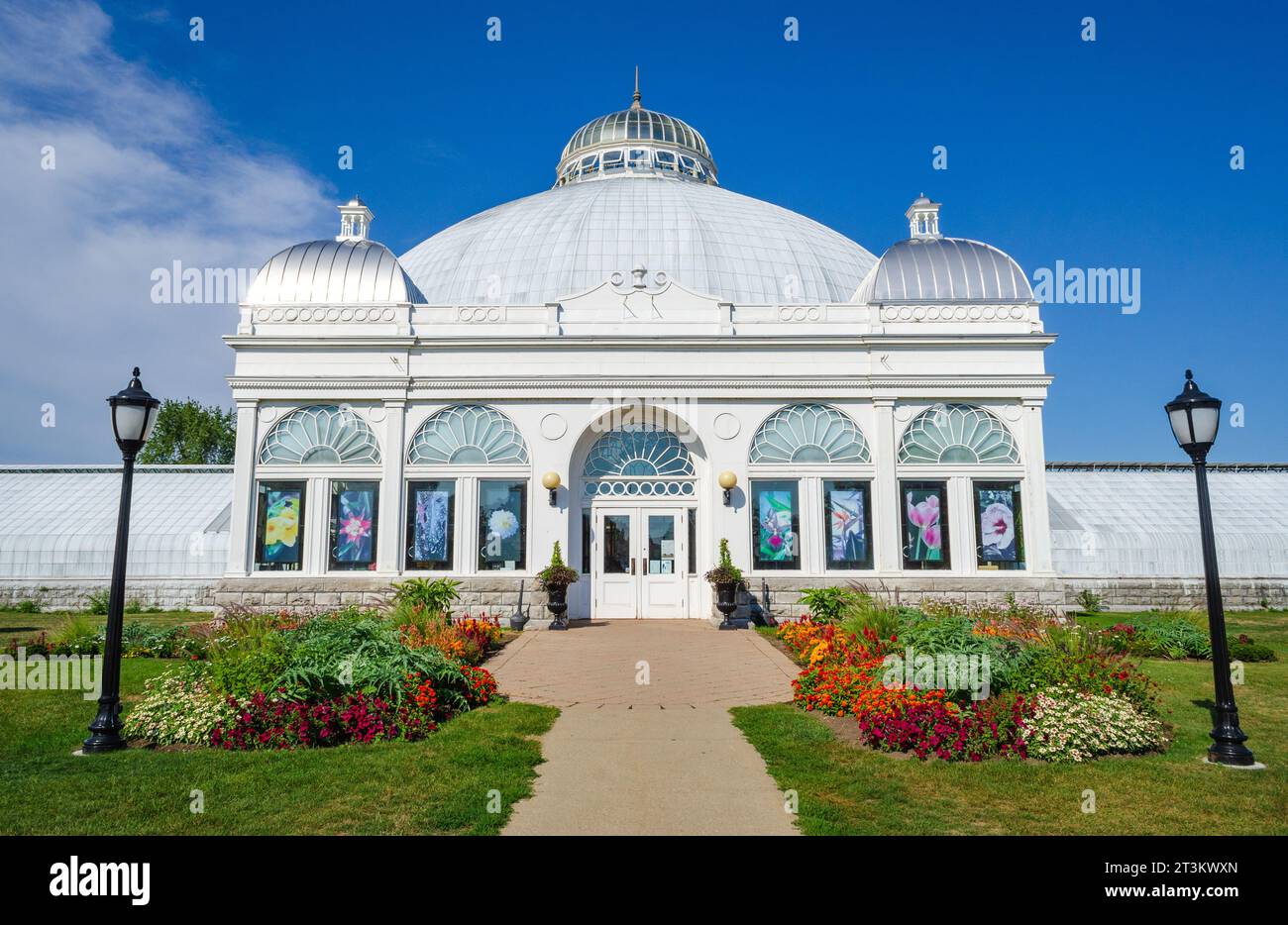 Botanischer Garten in Buffalo, New York Stockfoto