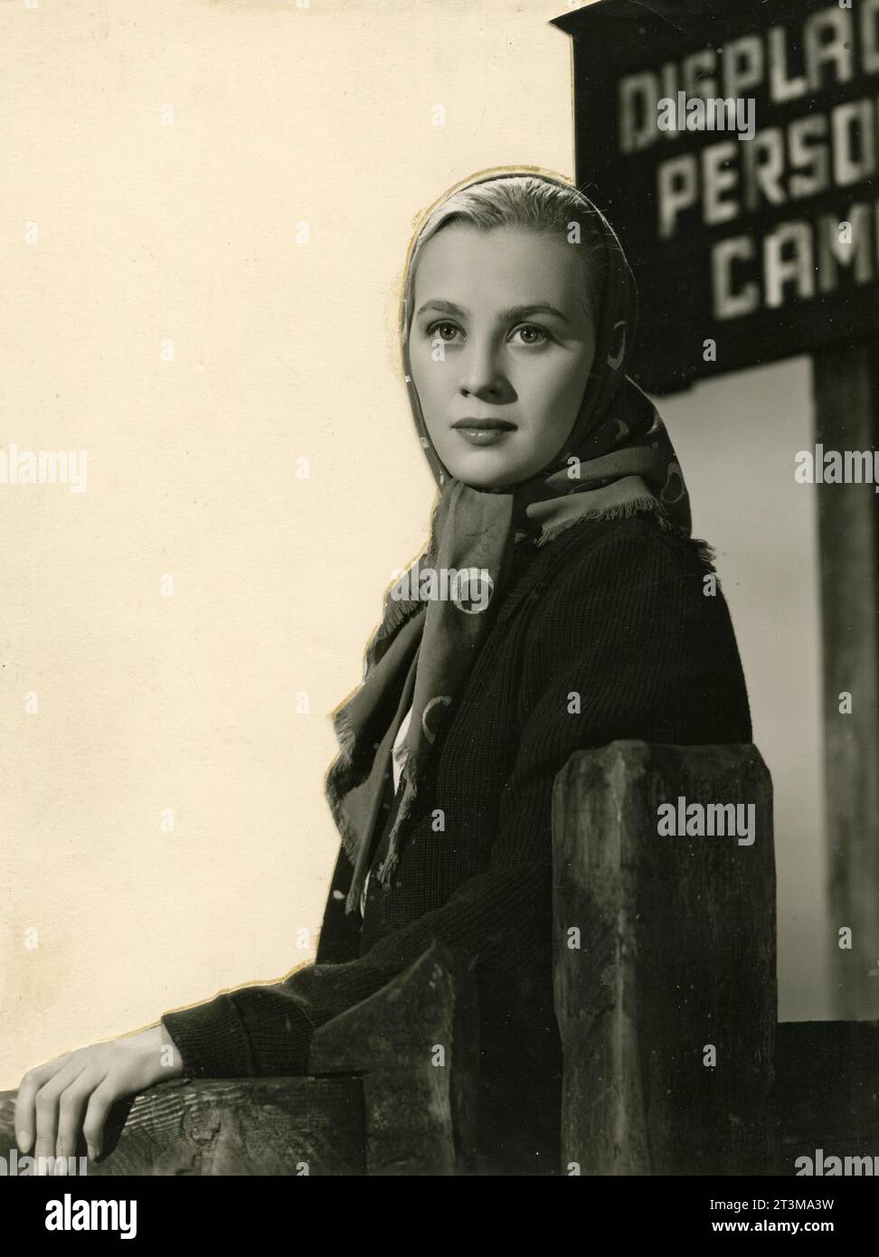 Die schwedische Regisseurin und Schauspielerin Mai Zetterling in dem Film Portrait from Life, 1949 Stockfoto