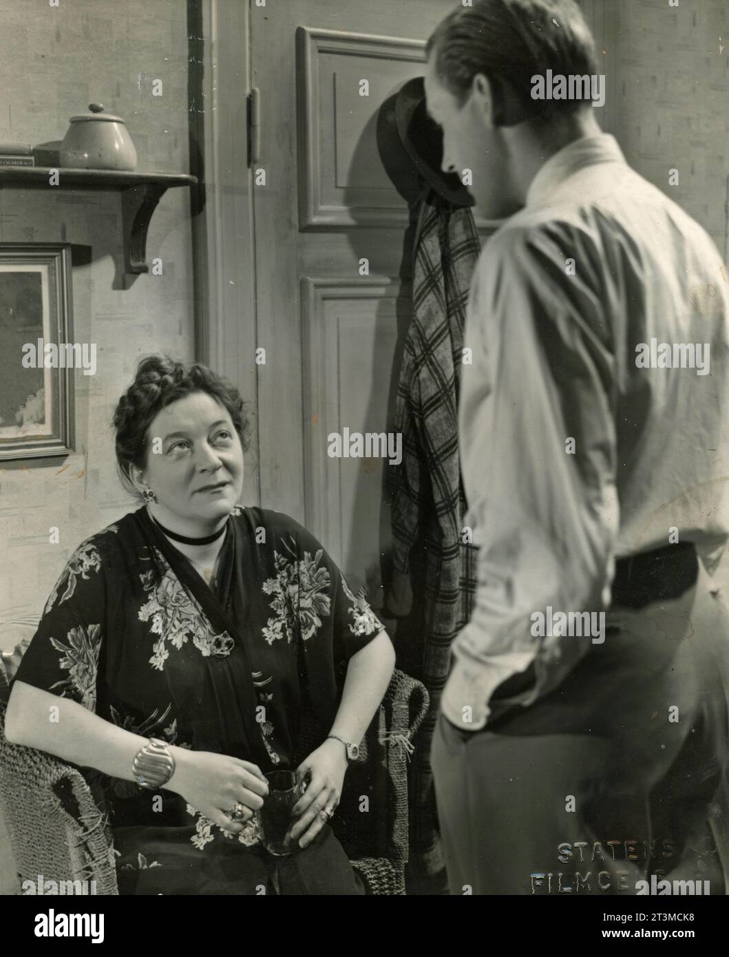Die schwedische Schauspielerin Hjordis Petterson in dem Film Calle og Palle, Dänemark 1948 Stockfoto