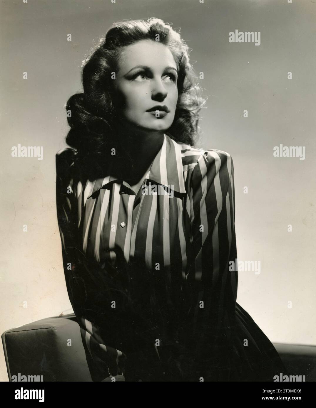 Porträt der irischen Schauspielerin Geraldine Fitzgerald im Film Till We Meet Again, USA 1940 Stockfoto