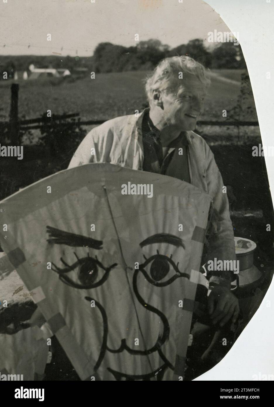 Der dänische Schauspieler Johannes Meyer in dem Film Ta' Pelle med!, Dänemark 1952 Stockfoto