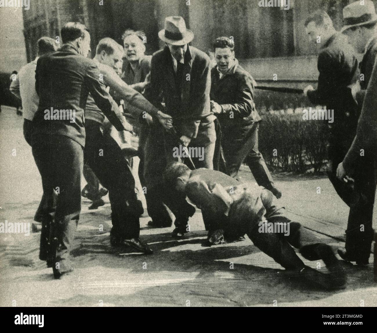 Die großen Streiks bei Ford Motor Company: Beating of a Schorf, USA 1932 Stockfoto