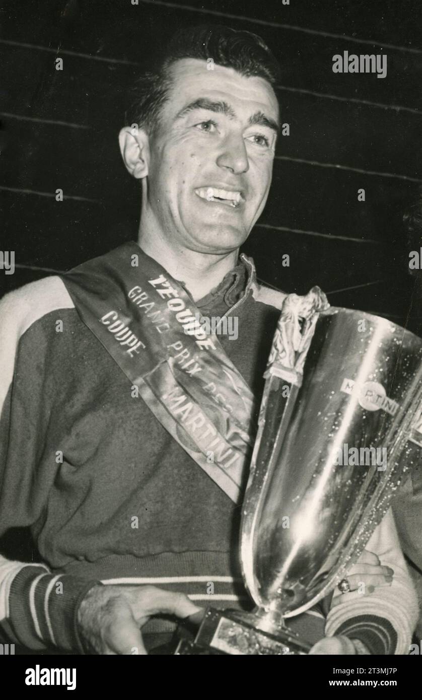 Der Gewinner des Grand Prix Martini Cup, Frankreich 1950 Stockfoto