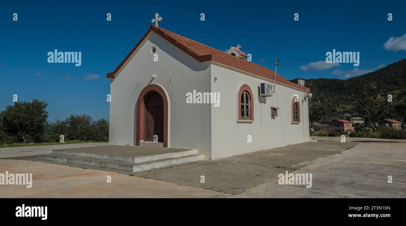 Kirche, Westzypern, Außenaufnahmen, Innenräume, Religion, Orthodox, Stockfoto