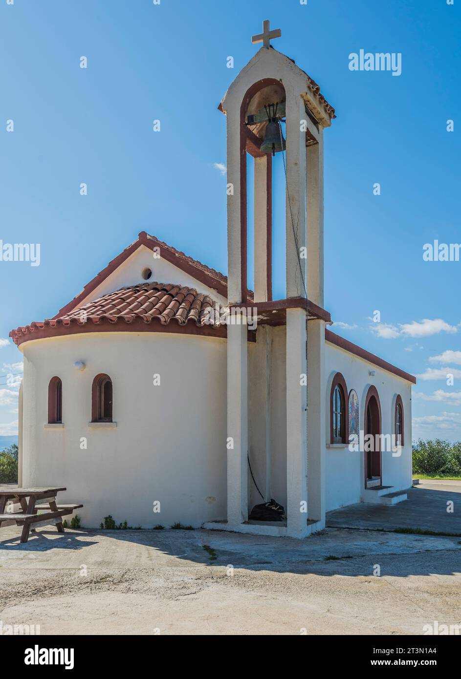 Kirche, Westzypern, Außenaufnahmen, Innenräume, Religion, Orthodox, Stockfoto