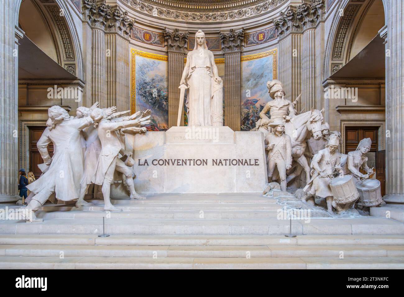 Nationale Konvention, französisch: La Convention nationale, im Pantheon. Paris, Frankreich Stockfoto