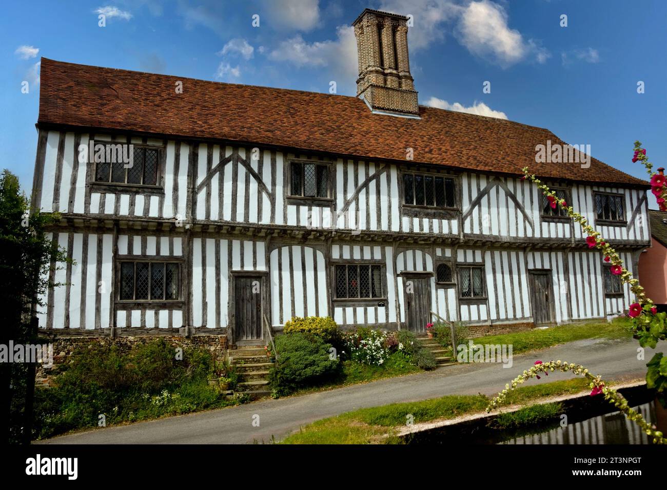 Die alte Guildhall, Stoke-durch-Nayland, Suffolk, England Stockfoto