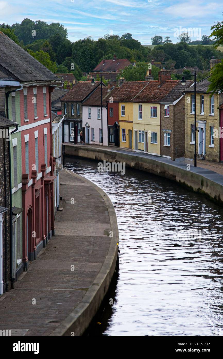 Altstadt, Norfolk England, mit Kanal Stockfoto