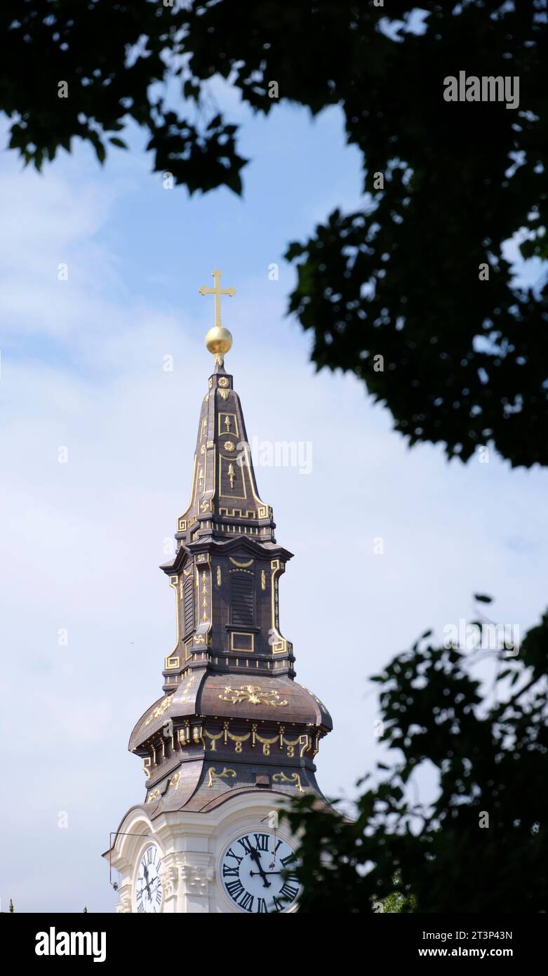 Kecskemét Kathedrale, auch bekannt als die Co-Kathedrale der Himmelfahrt des Herrn, Ungarn Stockfoto