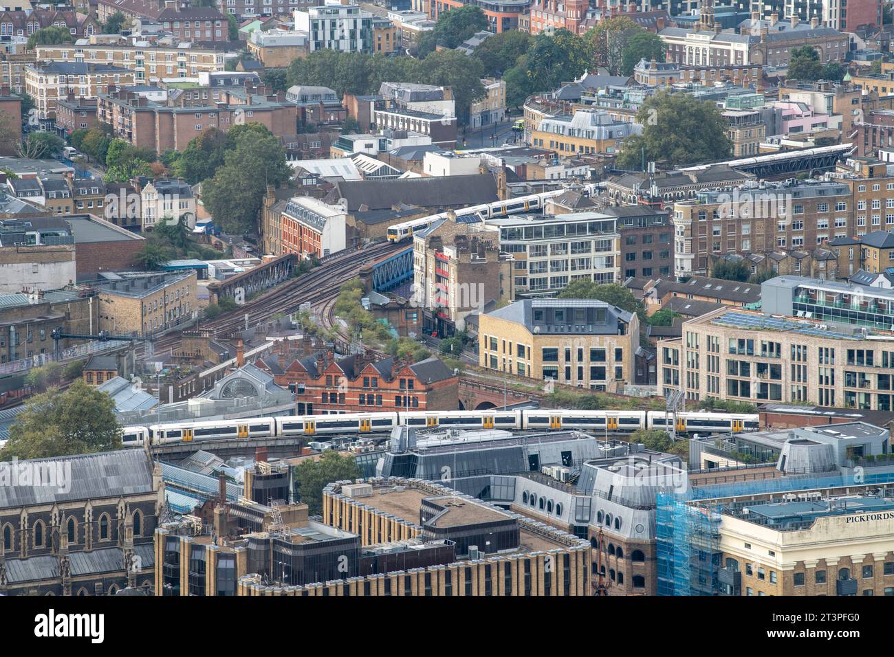 Blick vom Sky Garden in London, England, Großbritannien Stockfoto
