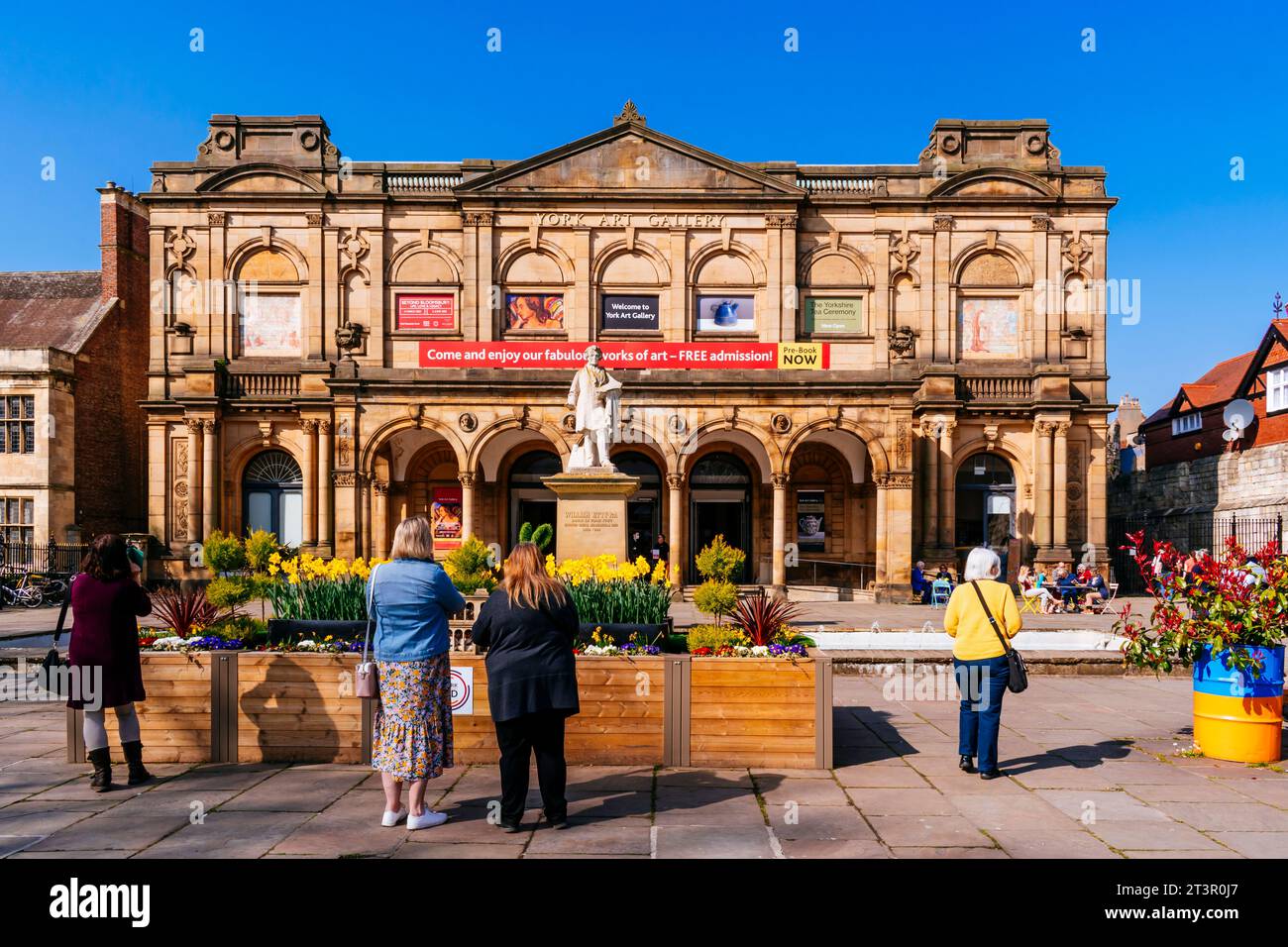 Die York Art Gallery ist eine öffentliche Kunstgalerie in York am Exhibition Square. York, North Yorkshire, Yorkshire und The Humber, England, United Stockfoto