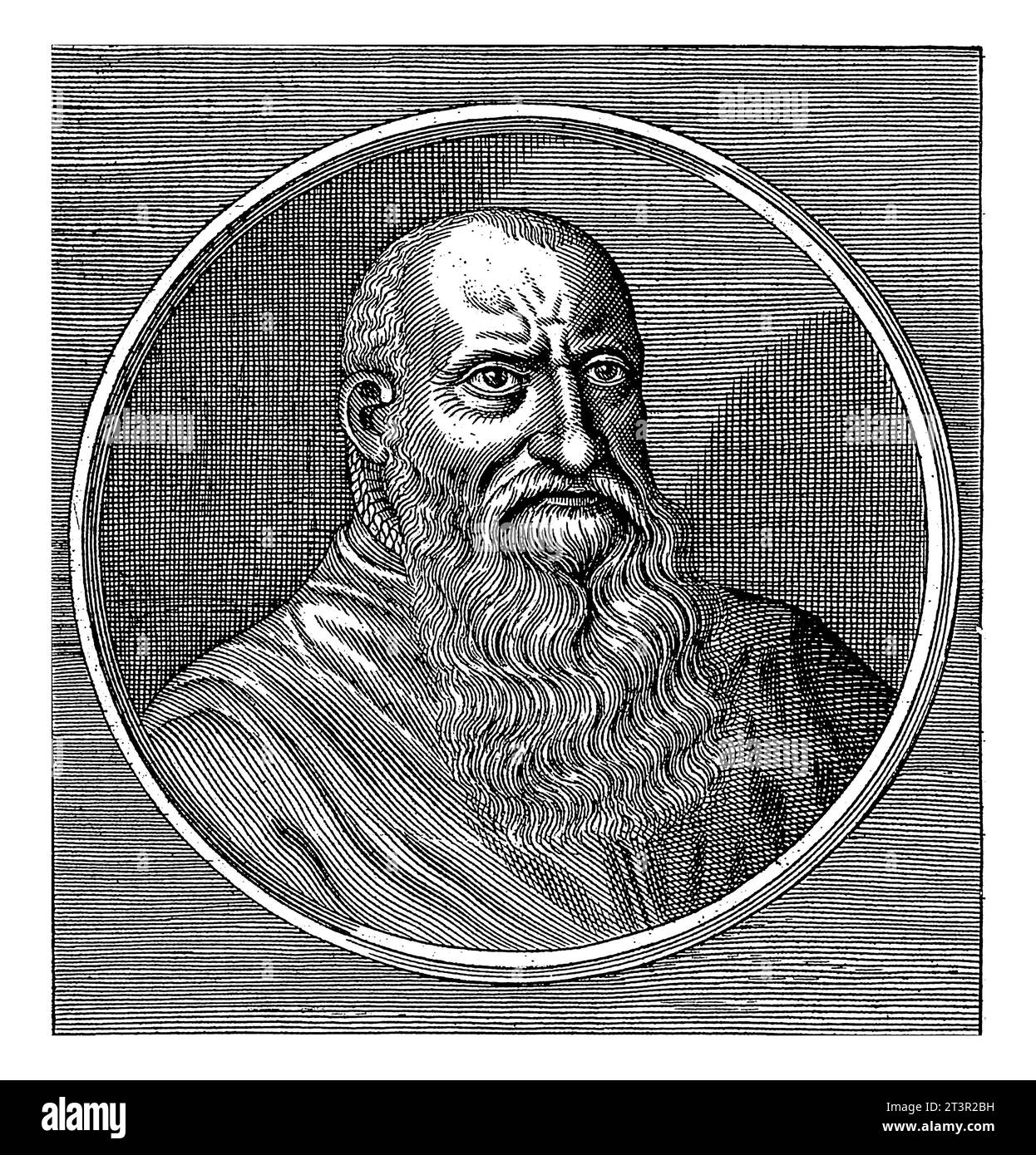 Porträt von Michel Wolgemut, Matthias van Sommer, 1643-1672 Stockfoto