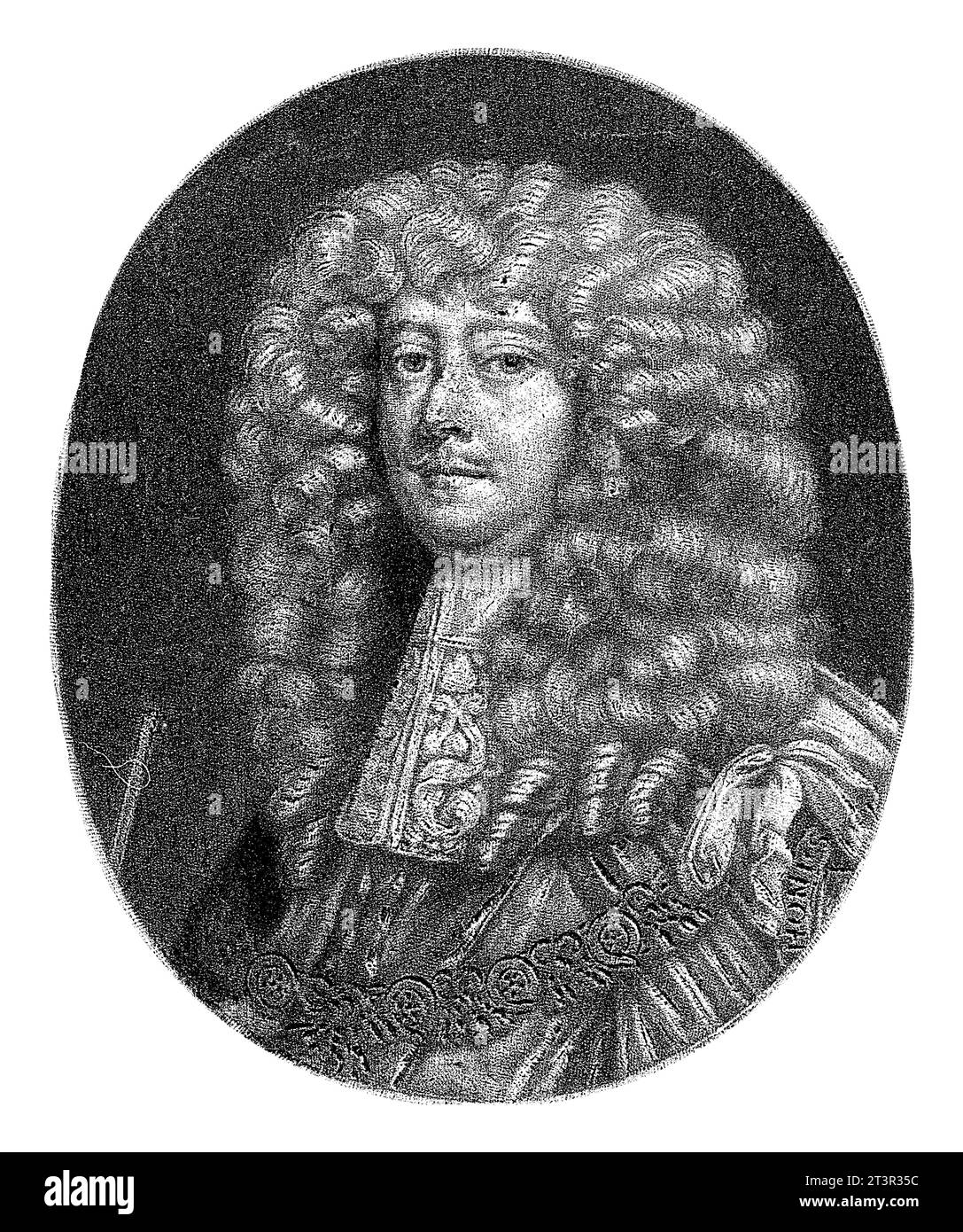 Porträt von Henry Bennett, Earl of Arlington, Abraham Bloteling, 1652–1690 Porträt von Henry Bennett, 1. Earl of Arlington. Er war ein Minister unter Stockfoto